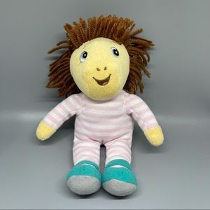 Arthurs Sister Plush from Arthur TV show RARE